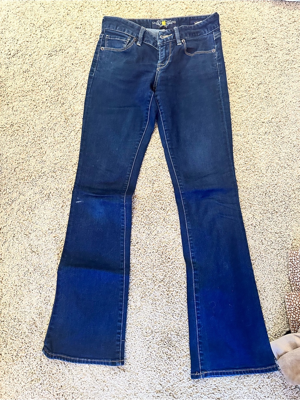 Dark Blue Women's Bootcut Jeans lucky brand